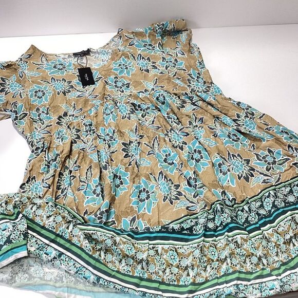 Arna York Collection Floral Dress Siera MIDI Plus Size 22/24 NWT - Picture 6 of 11